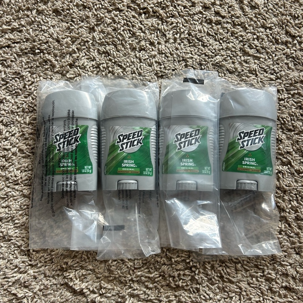 Speed Stick Irish Spring Antiperspirant Deodorant Men 1.8 oz (Pack of 4)
